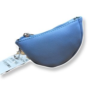Nordstrom BP Half Moon Blue Pouch